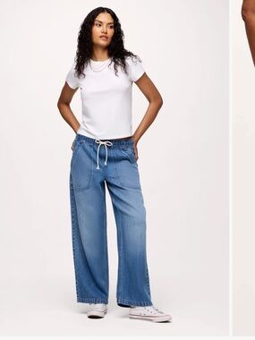 EUC Worn Once nuuds Pull-On Denim Pant